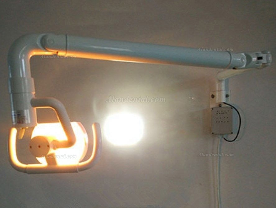 50W Wall Hanging Dental Medical Oral Light Lamp with Arm Shadowless Cold Light